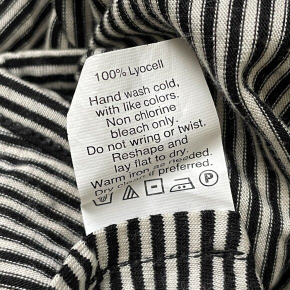 Madewell Strum Striped Black and White Tank Top-Small - Picture 7 of 10